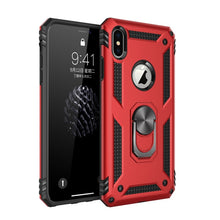 Load image into Gallery viewer, Shockproof Armor Kickstand Phone Case For iPhone 11 Pro XR XS Max X 6 6S 7 8 Plus Finger Magnetic Ring Holder Anti-Fall Cover