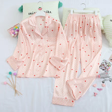 Load image into Gallery viewer, Long-sleeved Silk Pajamas