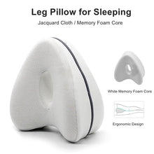 Load image into Gallery viewer, Orthopedic Pillow for Sleeping Memory Foam Leg Positioner Pillows Knee Support Cushion between the Legs for Hip Pain Sciatica