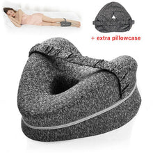 Load image into Gallery viewer, Orthopedic Pillow for Sleeping Memory Foam Leg Positioner Pillows Knee Support Cushion between the Legs for Hip Pain Sciatica