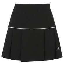 Load image into Gallery viewer, Waatfaak White Pleated Skirt Short Woman Elastic Waist Mini Skirts Sexy Mircro Summer Embroidery Mini Tennis Skirt New Preppy