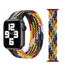 Load image into Gallery viewer, Braided Solo Loop For Apple watch band 44mm 40mm 38mm 42mm Fabric Nylon Elastic belt bracelet iWatch series 3 4 5 se 6 strap