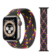 Load image into Gallery viewer, Braided Solo Loop For Apple watch band 44mm 40mm 38mm 42mm Fabric Nylon Elastic belt bracelet iWatch series 3 4 5 se 6 strap