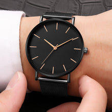 Load image into Gallery viewer, Women Watch Rose Gold Montre Femme 2021 Women's Mesh Belt ultra-thin Fashion relojes para mujer Luxury Wrist Watches reloj mujer