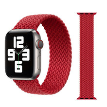 Laden Sie das Bild in den Galerie-Viewer, Braided Solo Loop For Apple Watch Band 44mm 40mm 38mm 42mm Fabric Nylon Elastic Belt Bracelet iWatch Series 3 4 5 Se 6 Strap
