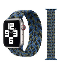 Laden Sie das Bild in den Galerie-Viewer, Braided Solo Loop For Apple Watch Band 44mm 40mm 38mm 42mm Fabric Nylon Elastic Belt Bracelet iWatch Series 3 4 5 Se 6 Strap