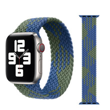 Laden Sie das Bild in den Galerie-Viewer, Braided Solo Loop For Apple Watch Band 44mm 40mm 38mm 42mm Fabric Nylon Elastic Belt Bracelet iWatch Series 3 4 5 Se 6 Strap