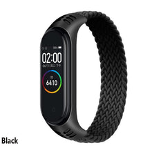 Load image into Gallery viewer, Bracelet for Mi band 5 Strap Nylon Braided Solo Loop pulseira bracelet Miband4 Miband5 Wristband for xiaomi Mi band 4 3 6 strap