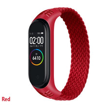 Load image into Gallery viewer, Bracelet for Mi band 5 Strap Nylon Braided Solo Loop pulseira bracelet Miband4 Miband5 Wristband for xiaomi Mi band 4 3 6 strap