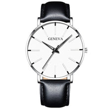 Load image into Gallery viewer, 2021 Minimalist Men's Fashion Ultra Thin Watches Simple Men Business Stainless Steel Mesh Belt Quartz Watch relogio masculino