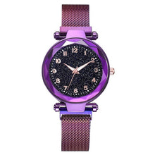 Load image into Gallery viewer, Ladies Magnetic Starry Sky Clock Luxury Women Watches Fashion Diamond Female Quartz Wristwatches Relogio Feminino Zegarek Damski