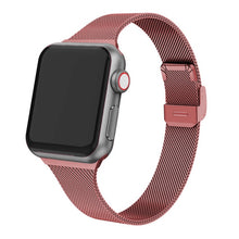 Load image into Gallery viewer, strap For Apple Watch band 44mm 40mm Stainless steel metal bracelet correa for Apple watch 6 5 4 3 SE for iWatch band 42mm 38mm
