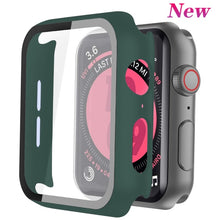 Load image into Gallery viewer, Cover for apple watch case 44mm 40mm 38mm 42mm iwatch case screen protector bumper Tempered Glass apple watch series 6 se 5 4 3
