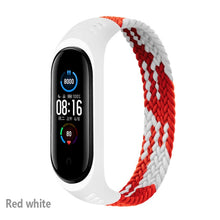 Load image into Gallery viewer, Bracelet for Mi band 5 Strap Nylon Braided Solo Loop pulseira bracelet Miband4 Miband5 Wristband for xiaomi Mi band 4 3 6 strap