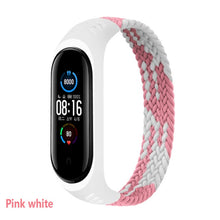 Load image into Gallery viewer, Bracelet for Mi band 5 Strap Nylon Braided Solo Loop pulseira bracelet Miband4 Miband5 Wristband for xiaomi Mi band 4 3 6 strap