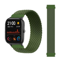 Load image into Gallery viewer, 20mm 22mm Braided Solo Loop For Amazfit GTS 2/2e/GTS2 Mini/GTR 42mm 47mm/GTR2/2e/stratos 2/3 Bracelet Watch Amazfit Bip Strap
