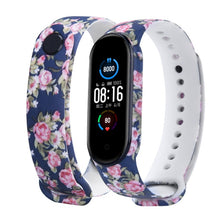 Load image into Gallery viewer, Strap For Xiaomi Mi Band 4 3 5 6 watch band Creative graffiti style Silicone bracelet replacement For XiaoMi band 4 5 Wristband
