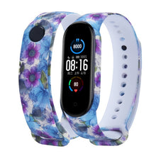 Load image into Gallery viewer, Strap For Xiaomi Mi Band 4 3 5 6 watch band Creative graffiti style Silicone bracelet replacement For XiaoMi band 4 5 Wristband