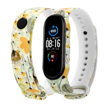 Load image into Gallery viewer, Strap For Xiaomi Mi Band 4 3 5 6 watch band Creative graffiti style Silicone bracelet replacement For XiaoMi band 4 5 Wristband
