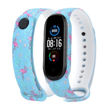 Load image into Gallery viewer, Strap For Xiaomi Mi Band 4 3 5 6 watch band Creative graffiti style Silicone bracelet replacement For XiaoMi band 4 5 Wristband