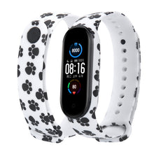 Load image into Gallery viewer, Strap For Xiaomi Mi Band 4 3 5 6 watch band Creative graffiti style Silicone bracelet replacement For XiaoMi band 4 5 Wristband