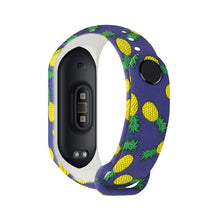 Load image into Gallery viewer, Strap For Xiaomi Mi Band 4 3 5 6 watch band Creative graffiti style Silicone bracelet replacement For XiaoMi band 4 5 Wristband