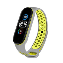 Load image into Gallery viewer, Strap For Xiaomi Mi Band 4 3 5 6 watch band Creative graffiti style Silicone bracelet replacement For XiaoMi band 4 5 Wristband