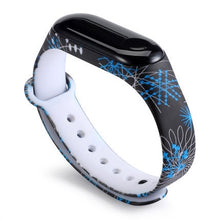 Load image into Gallery viewer, Strap For Xiaomi Mi Band 4 3 5 6 watch band Creative graffiti style Silicone bracelet replacement For XiaoMi band 4 5 Wristband