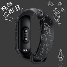 Load image into Gallery viewer, Strap For Xiaomi Mi Band 4 3 5 6 watch band Creative graffiti style Silicone bracelet replacement For XiaoMi band 4 5 Wristband
