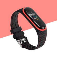 Load image into Gallery viewer, Silicone Smart watchband For Xiaomi Mi band 6 5 4 3 Sport belt For mi band 3/4/5 replacement bracelet for Amazfit band 5 strap