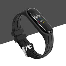 Load image into Gallery viewer, Silicone Smart watchband For Xiaomi Mi band 6 5 4 3 Sport belt For mi band 3/4/5 replacement bracelet for Amazfit band 5 strap