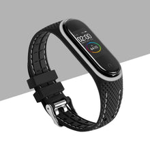 Load image into Gallery viewer, Silicone Smart watchband For Xiaomi Mi band 6 5 4 3 Sport belt For mi band 3/4/5 replacement bracelet for Amazfit band 5 strap