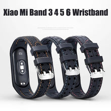 Load image into Gallery viewer, Silicone Smart watchband For Xiaomi Mi band 6 5 4 3 Sport belt For mi band 3/4/5 replacement bracelet for Amazfit band 5 strap