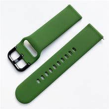 Load image into Gallery viewer, 20mm 22mm Silicone Band for Samsung Galaxy Watch 3 42mm 46mm Active 2 Gear S2 S3 Strap Bracelet for Huawei Huami Amazfit Bip/GTS