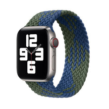 Load image into Gallery viewer, Solo Nylon Braid Strap for Apple Watch Band 6 se 5 4 3 44mm 40mm 38mm 42mm Elastic Sports Bracelet for IWatch Series 6 5 4 3 2 1