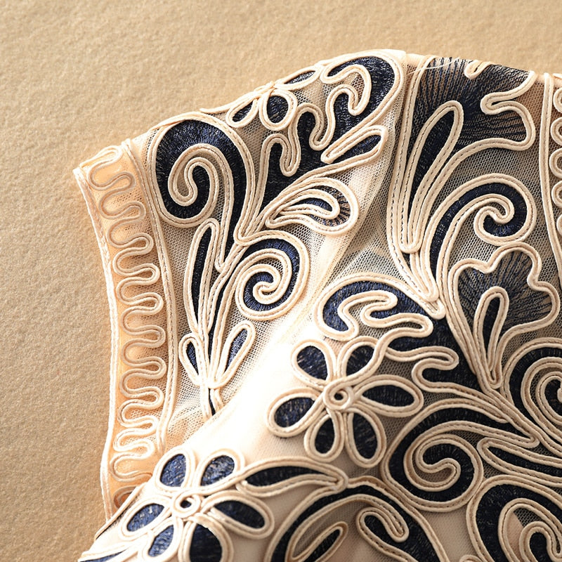 AELESEEN 4XL  Primavera Verano Vintage dress