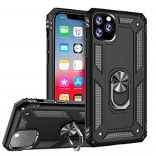 Load image into Gallery viewer, Shockproof Armor Kickstand Phone Case For iPhone 11 Pro XR XS Max X 6 6S 7 8 Plus Finger Magnetic Ring Holder Anti-Fall Cover
