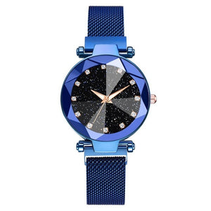 Ladies Magnetic Starry Sky Clock Luxury Women Watches Fashion Diamond Female Quartz Wristwatches Relogio Feminino Zegarek Damski