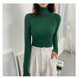 Women Sweaters 2020 Autumn Winter Tops Korean Slim Women Pullover Knitted Sweater Jumper Soft Warm Pull Femme