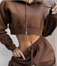 โหลดภาพลงในคลังภาพผู้ชม hirigin 2020 Winter Fashion Outfits for Women Tracksuit Hoodies Sweatshirt and Sweatpants Casual Sports 2 Piece Set Sweatsuits
