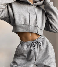 โหลดภาพลงในคลังภาพผู้ชม hirigin 2020 Winter Fashion Outfits for Women Tracksuit Hoodies Sweatshirt and Sweatpants Casual Sports 2 Piece Set Sweatsuits
