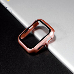 Glass+case For Apple Watch series 6 5 4 3 SE 44mm 40mm iWatch Case 42mm 38mm Screen Protector+cover apple watch Accessories