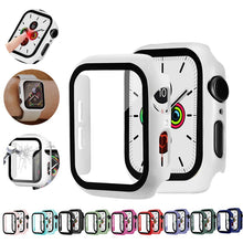 Load image into Gallery viewer, Glass+case For Apple Watch serie 6 5 4 3 SE 44mm 40mm iWatch Case 42mm 38mm bumper Screen Protector+cover apple watch Accessorie
