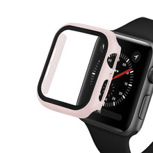 Load image into Gallery viewer, Glass+case For Apple Watch serie 6 5 4 3 SE 44mm 40mm iWatch Case 42mm 38mm bumper Screen Protector+cover apple watch Accessorie
