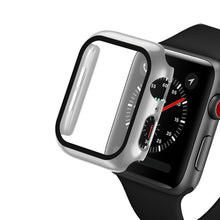 Load image into Gallery viewer, Glass+case For Apple Watch serie 6 5 4 3 SE 44mm 40mm iWatch Case 42mm 38mm bumper Screen Protector+cover apple watch Accessorie
