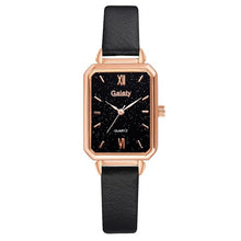 Load image into Gallery viewer, Gaiety Brand Women Watches Fashion Square Ladies Quartz Watch Bracelet Set Green Dial Simple Rose Gold Mesh Luxury Women Watches
