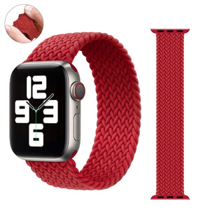 Braided Solo Loop For Apple watch band 44mm 40mm 38mm 42mm Fabric Nylon Elastic belt bracelet iWatch series 3 4 5 se 6 strap