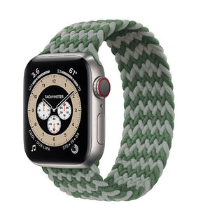 Braided Solo Loop For Apple Watch band 44mm 40mm 42mm 38mm Fabric Nylon Elastic Belt Bracelet iWatch 3 4 5 SE 6 Strap