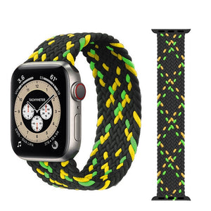 Braided Solo Loop For Apple watch band 44mm 40mm 38mm 42mm Fabric Nylon Elastic belt bracelet iWatch series 3 4 5 se 6 strap