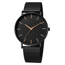 Load image into Gallery viewer, Women Watch Rose Gold Montre Femme 2021 Women&#39;s Mesh Belt ultra-thin Fashion relojes para mujer Luxury Wrist Watches reloj mujer
